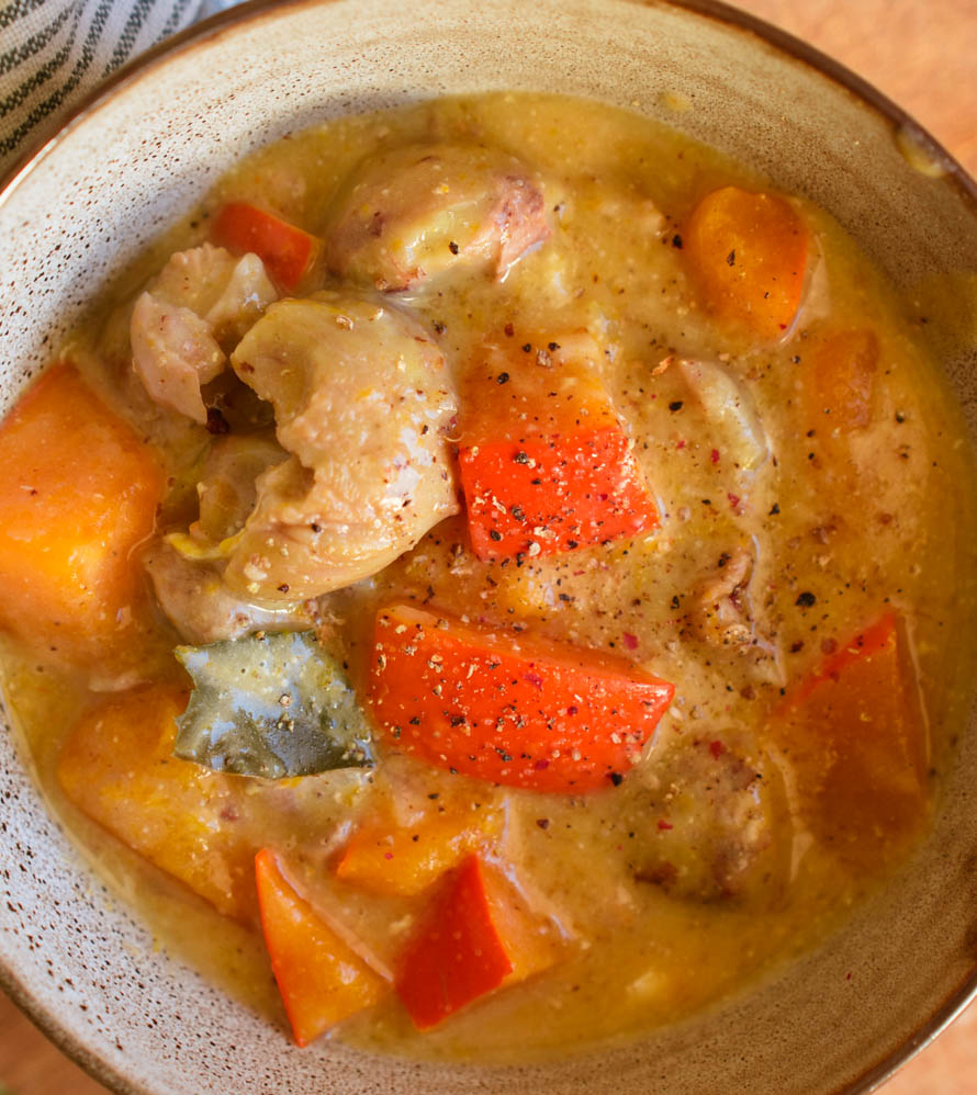 blanquette de dinde au potimarron blanquette de dinde au potimarron