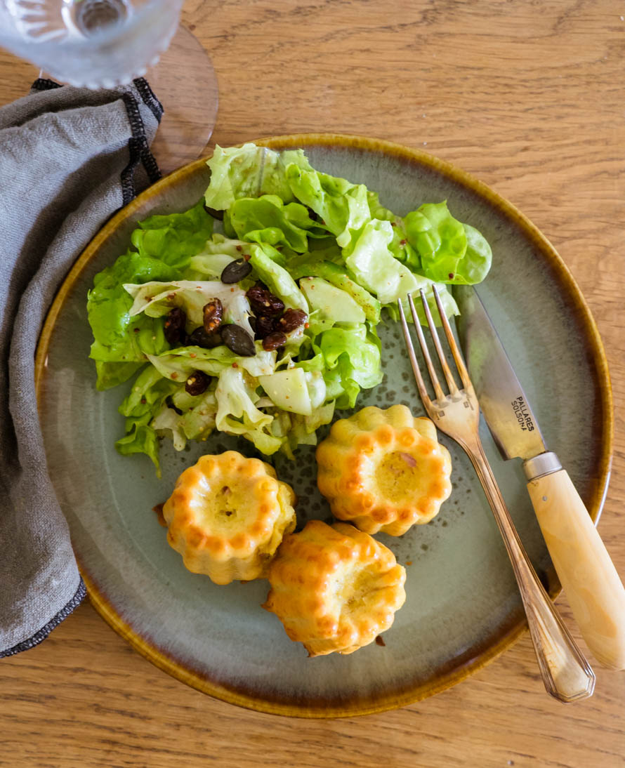 Cannelés jambon-fromage Cannelés jambon-fromage