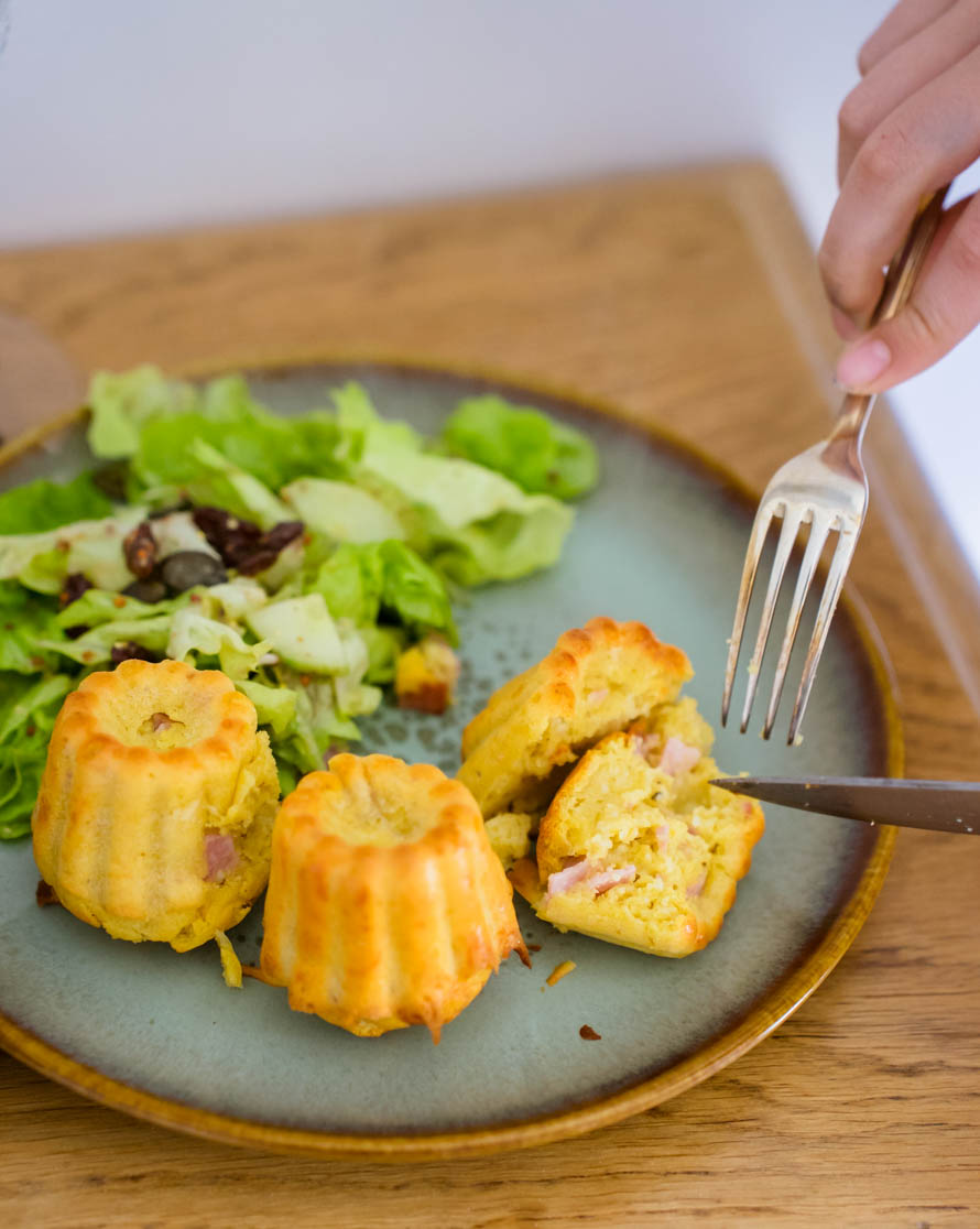 Cannelés jambon-fromage Cannelés jambon-fromage