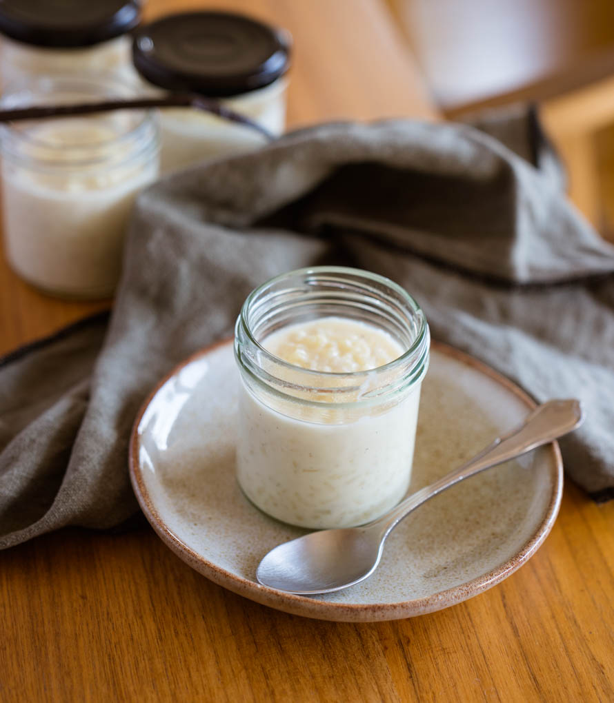 Riz au lait à la vanille Riz au lait à la vanille