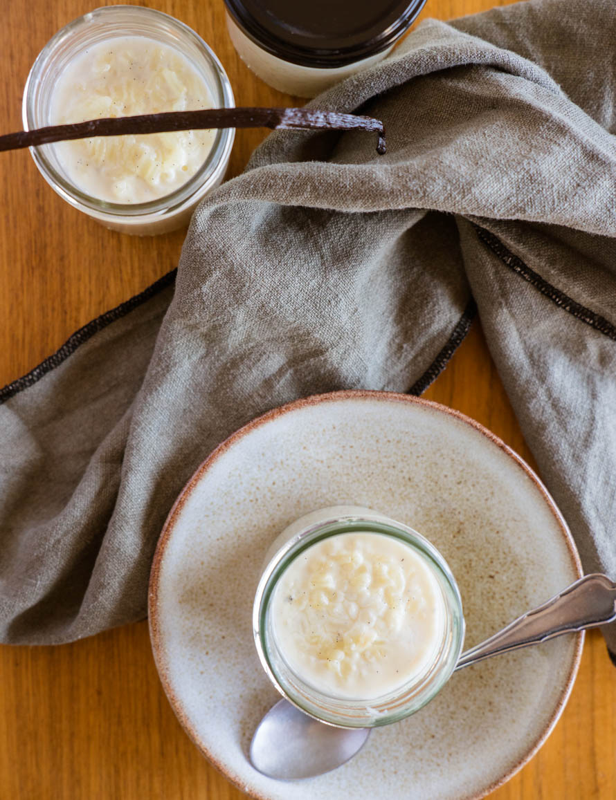 Riz au lait à la vanille Riz au lait à la vanille