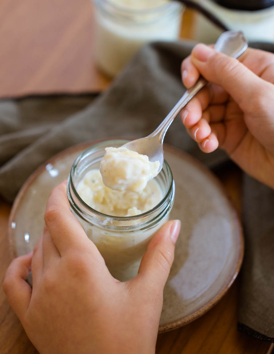 Riz au lait à la vanille Riz au lait à la vanille