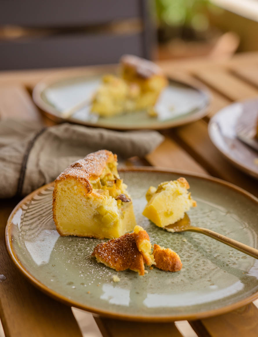 Gâteau à la rhubarbe