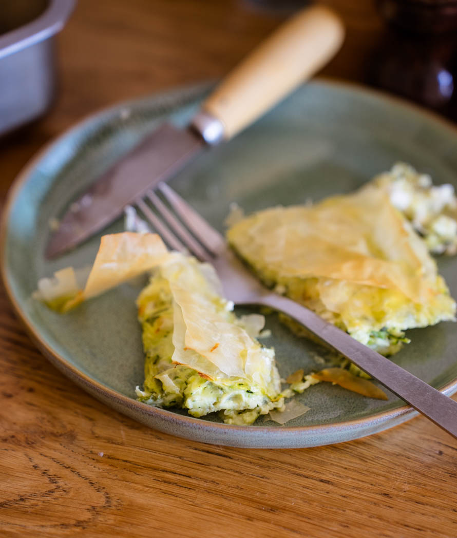 Feuilleté grec aux courgettes Feuilleté grec aux courgettes