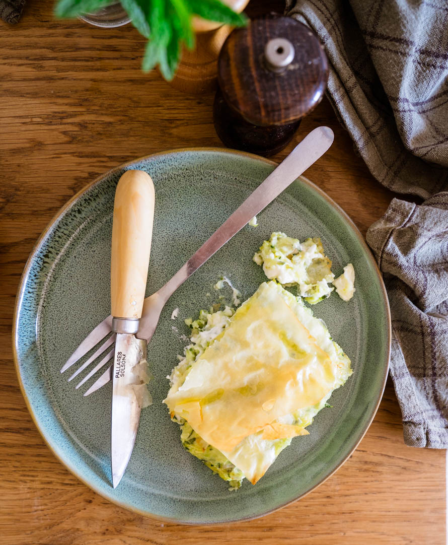 Feuilleté grec aux courgettes Feuilleté grec aux courgettes