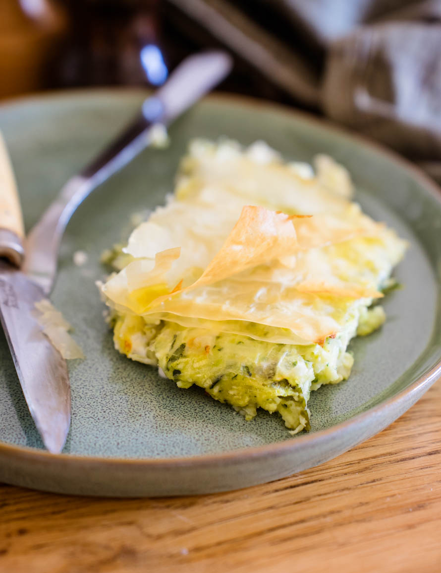 Feuilleté grec aux courgettes Feuilleté grec aux courgettes