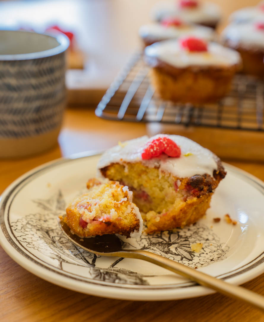 Muffins citron - framboises Muffins citron - framboises