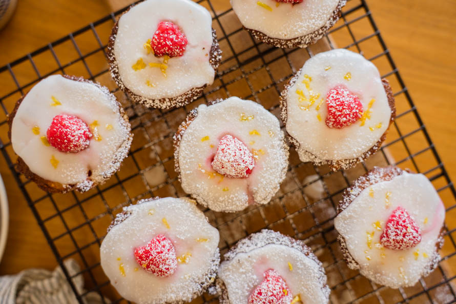 Muffins citron - framboises Muffins citron - framboises