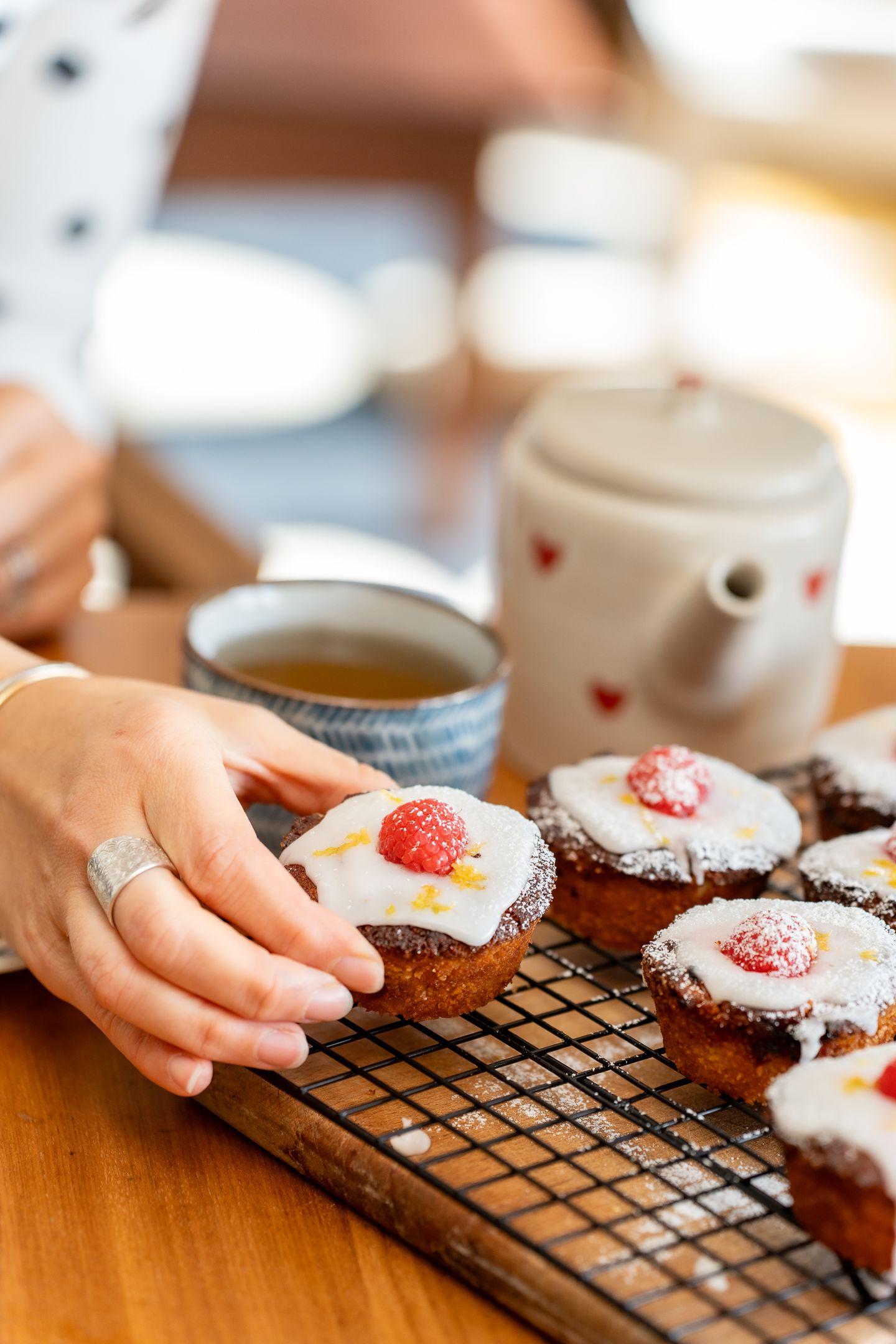 Muffins citron - framboises