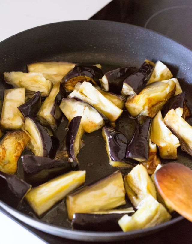 Aubergines à la japonaise