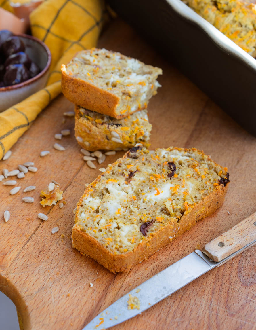 Cake feta et olives
